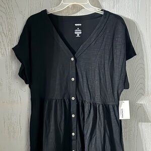 Black dress with pockets